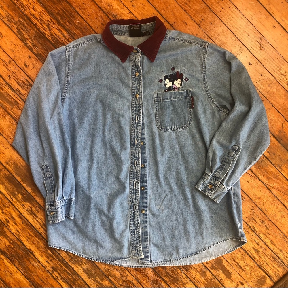 Mickey & Minnie Denim Top
